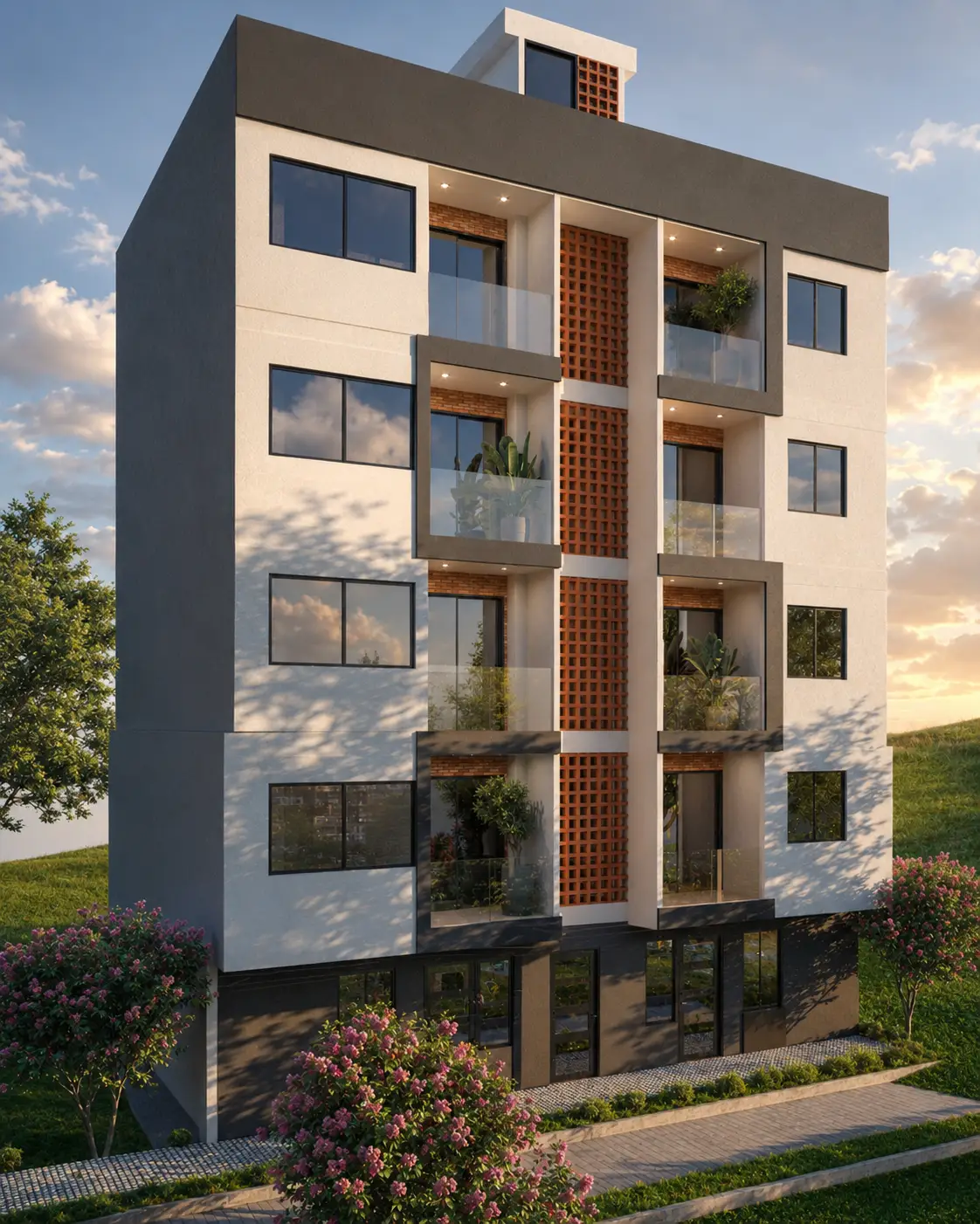 Render de apartamentos Laureles Campestre en Girón